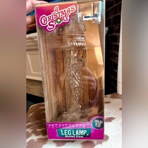 NIB Classic A Christmas Story Glass Leg Lamp Glass/Mug!